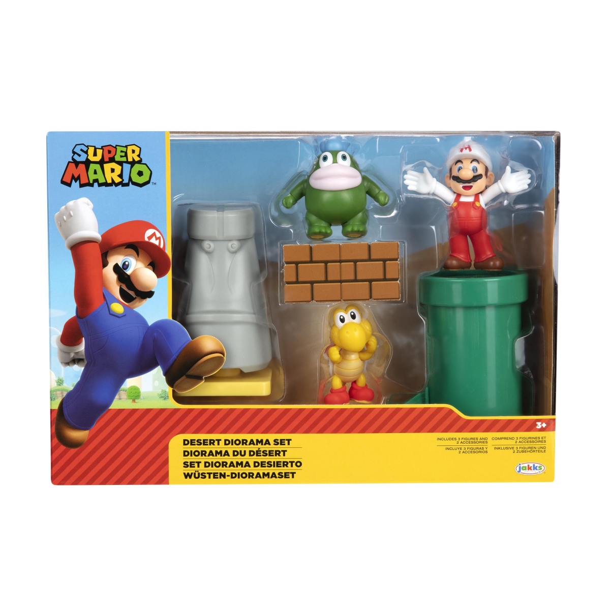 World of Nintendo Super Mario Diorama Set Desert