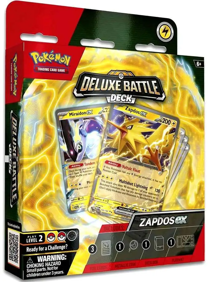 Pokémon TCG Deluxe Battle Decks March 2024 ZAPDOS