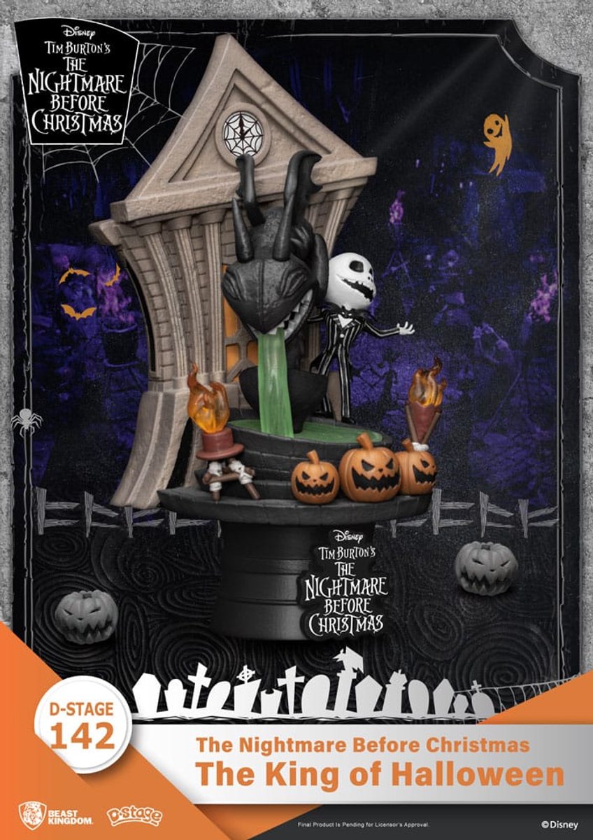 Nightmare before Christmas D-Stage PVC Diorama The King of Halloween 15 cm