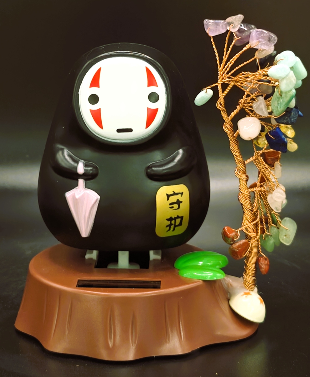 Spirited Away - Kaonashi Bobble Head Solar powered