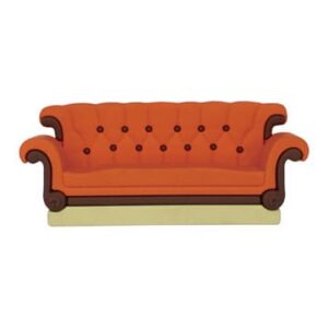 Friends Magnet Couch magneet in de stijl van de beroemde Central Perk-bank, ideaal voor fans van de serie.