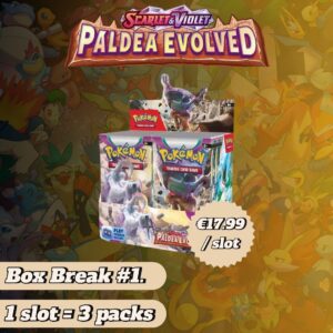 Box Break #1 Pokemon Paldea Evolved.