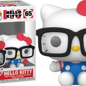 Funko POP Sanrio N° 35 - Hello Kitty Nerd met bril en speelse nerdy accessoires, gemaakt van hoogwaardig vinyl.