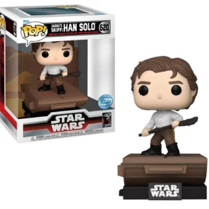 Funko POP Deluxe N° 620 - Han Solo op Jabba's Skiff in Carbonite. Gedetailleerde Star Wars figuur.