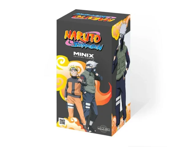 Kakashi Hatake Minix Figurine van 12 cm, gedetailleerd ontworpen met zijn kenmerkende grijze haar en Sharingan, perfect voor verzamelaars van Naruto-merchandise