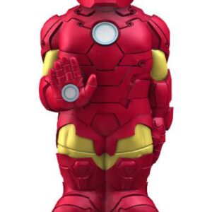 Marvel Comics Body Knocker Bobble-Figure Iron Man, 15 cm hoog, aangedreven door zonne-energie, wiegend in het licht.