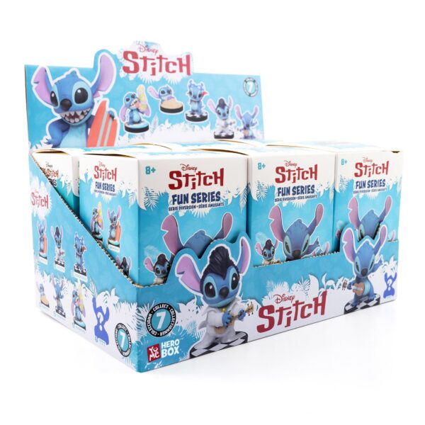 Mysterie Lilo & Stitch Hero Box Fun Series Mini Figures van 1 stuks, met willekeurig gekozen schattig Disney-personage.