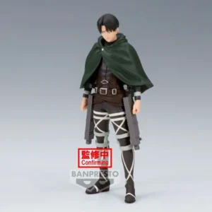 ATTACK ON TITAN FINAL SEASON Levi - Figure 16cm in dynamische actiepose, gedetailleerde afwerking van uitrusting en gezichtsuitdrukking