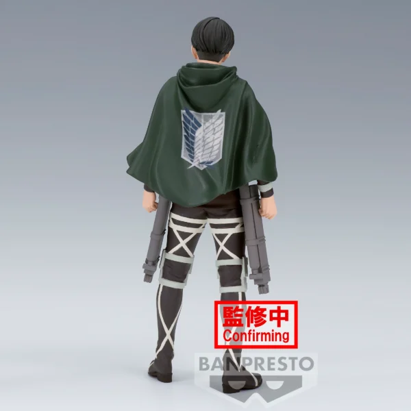 ATTACK ON TITAN FINAL SEASON Levi - Figure 16cm in dynamische actiepose, gedetailleerde afwerking van uitrusting en gezichtsuitdrukking