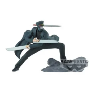 CHAINSAW MAN Samurai Sword - Figure Combination Battle 10cm in actiepose, gedetailleerde afwerking met zwaard.