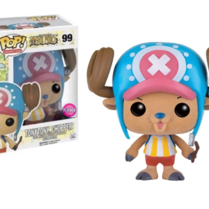 ONE PIECE - POP Animation N° 99 - Chopper (Flocked), zachte flocked afwerking, perfect voor anime-verzamelaars.