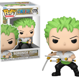 ONE PIECE POP Animation N° 1775 - Zoro with Chase, exclusieve collectible met gedetailleerd ontwerp en zeldzame variant.