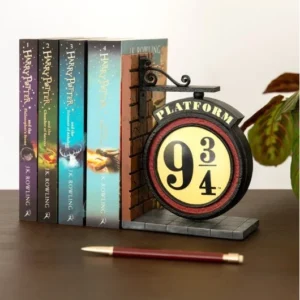 Harry Potter Platform 9 3/4 Bookend van 13 cm, magisch ontwerp om boeken op hun plaats te houden.