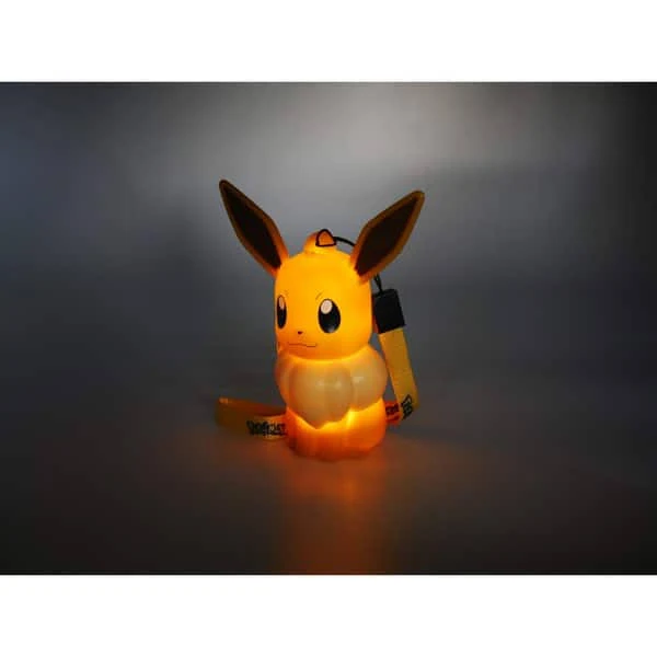 POKEMON Eevee LED Lamp van 9 cm met twee lichtstanden, draadloos ontwerp en schattig Eevee-design.