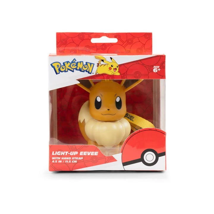 POKEMON Eevee LED Lamp van 9 cm met twee lichtstanden, draadloos ontwerp en schattig Eevee-design.