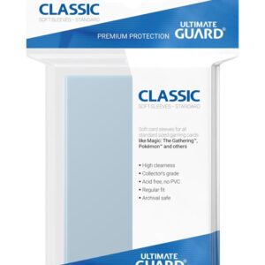 Ultimate Guard Classic Soft Sleeves Standard Size Transparent