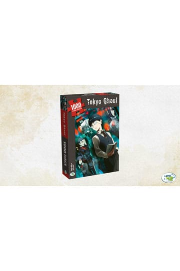 Tokyo Ghoul legpuzzel met personages uit de anime, 1000 stukjes, afmetingen 68 x 49 cm.