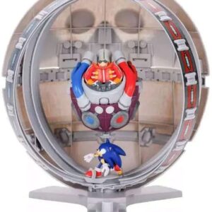 Sonic the Hedgehog Death Egg Playset met interactieve omgeving en Sonic-figuur, geïnspireerd door de game.
