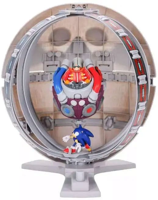 Sonic the Hedgehog Death Egg Playset met interactieve omgeving en Sonic-figuur, geïnspireerd door de game.
