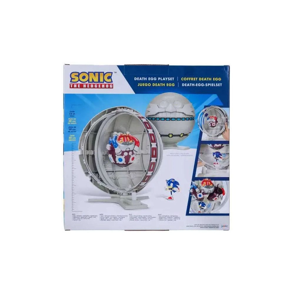 Sonic the Hedgehog Death Egg Playset met interactieve omgeving en Sonic-figuur, geïnspireerd door de game.