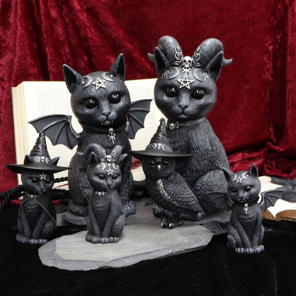 Cult Cuties Malpuss Figurine, 10 cm, handgeschilderd figuurtje gemaakt van hoogwaardig hars, perfect voor alternatieve verzamelingen