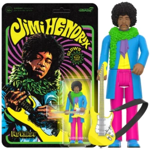 Jimi Hendrix ReAction Figure - Blacklight (Are You Experienced)