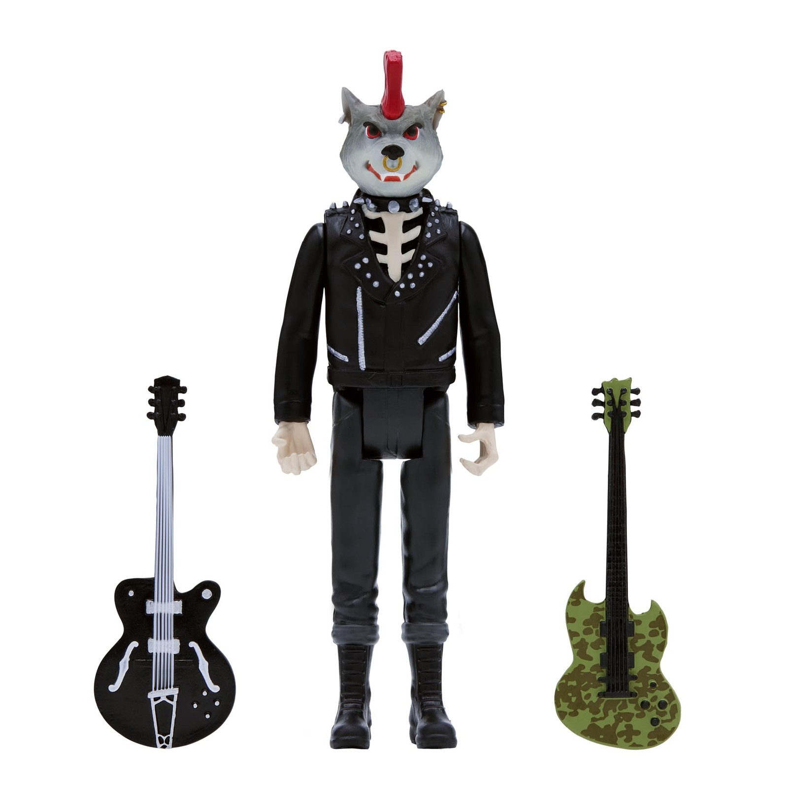 Rancid ReAction Action Figure Skeletim (Wolf Head) 10 cm - Afbeelding 2