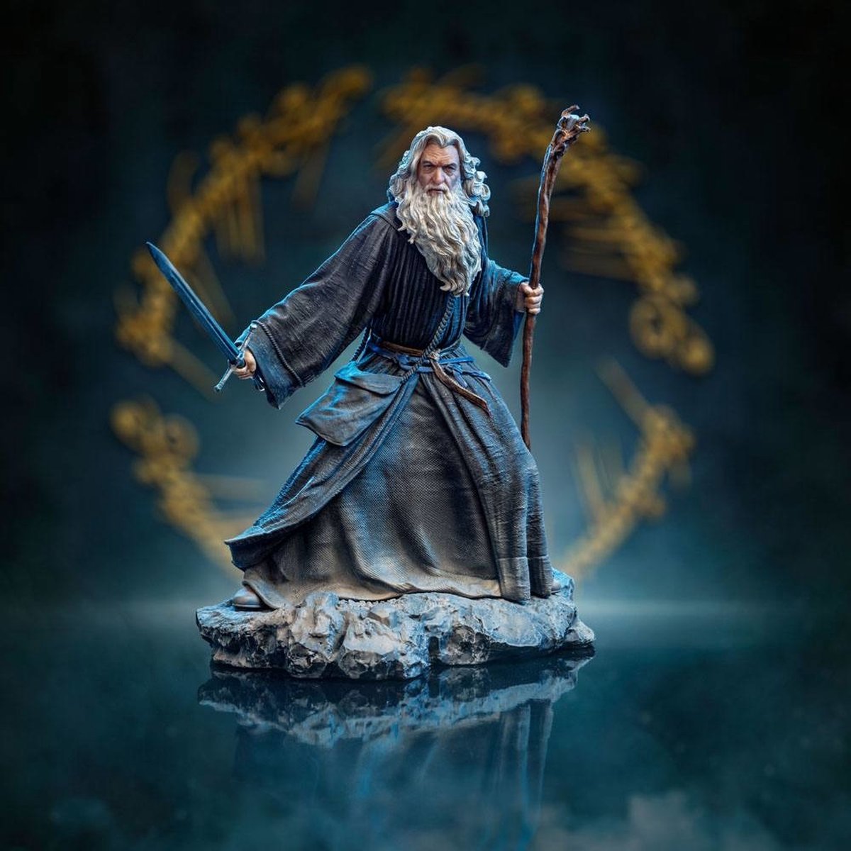 Lord Of The Rings BDS Art Scale Statue 1/10 Gandalf 20 cm - Afbeelding 3