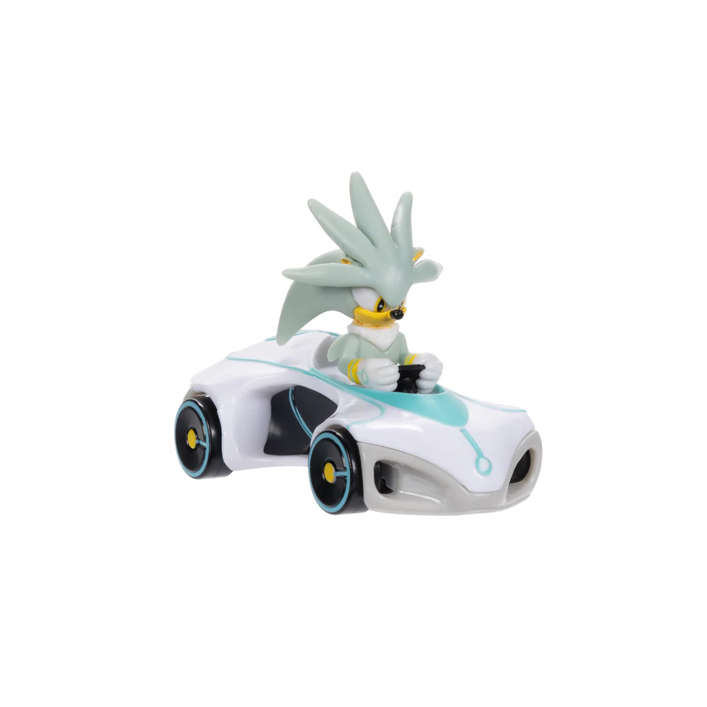 Sonic - The Hedgehog Diecast Vehicles 1/64 Wave 7 Zilver - Afbeelding 2