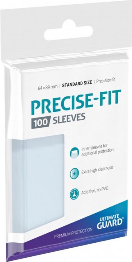 Ultimate Guard Precise-Fit Sleeves Japanese Size Transparent