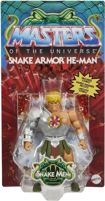 Masters of the Universe Origins Action Figure Snake Armor He-Man 14 cm