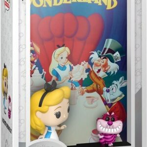 Disney's 100th Anniversary POP! Movie Poster & Figure Alice in Wonderland 9 cm