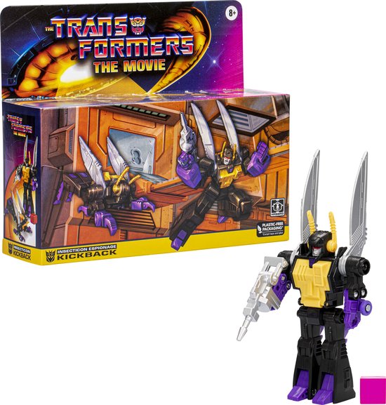 The Transformers: The Movie Retro Action Figure Kickback 14 cm