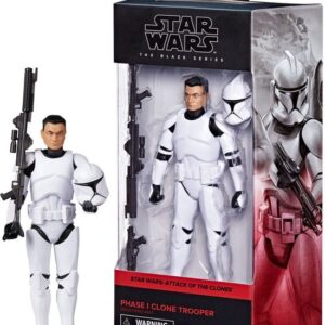 Star Wars Episode II Black Series Action Figure Phase I Clone Trooper 15 cm