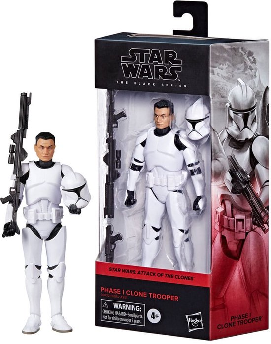 Star Wars Episode II Black Series Action Figure Phase I Clone Trooper 15 cm
