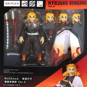 Demon Slayer: Kimetsu no Yaiba BUZZmod Action Figure 1/12 Kyojuro Rengoku 14 cm