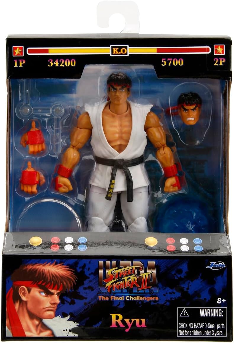 Ultra Street Fighter II: The Final Challengers Action Figure 1/12 Ryu 15 cm