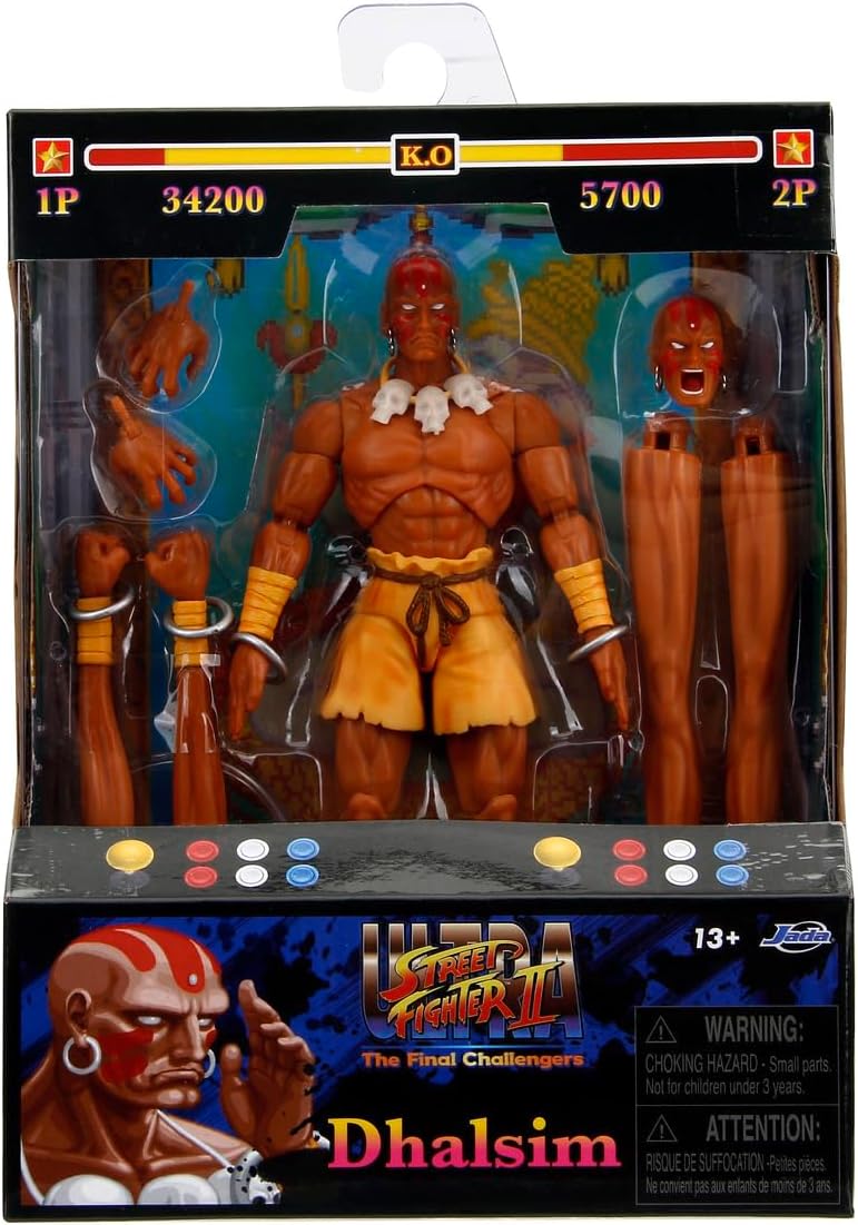 Ultra Street Fighter II: The Final Challengers Action Figure 1/12 Dhalsim 15 cm