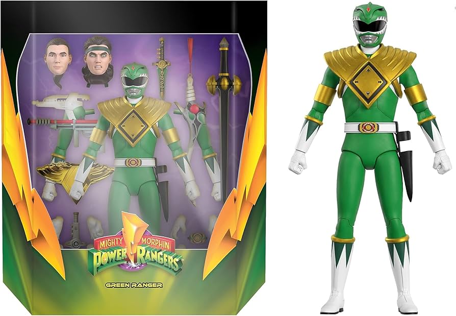 Mighty Morphin Power Rangers Ultimates Action Figure Green Ranger 18 cm