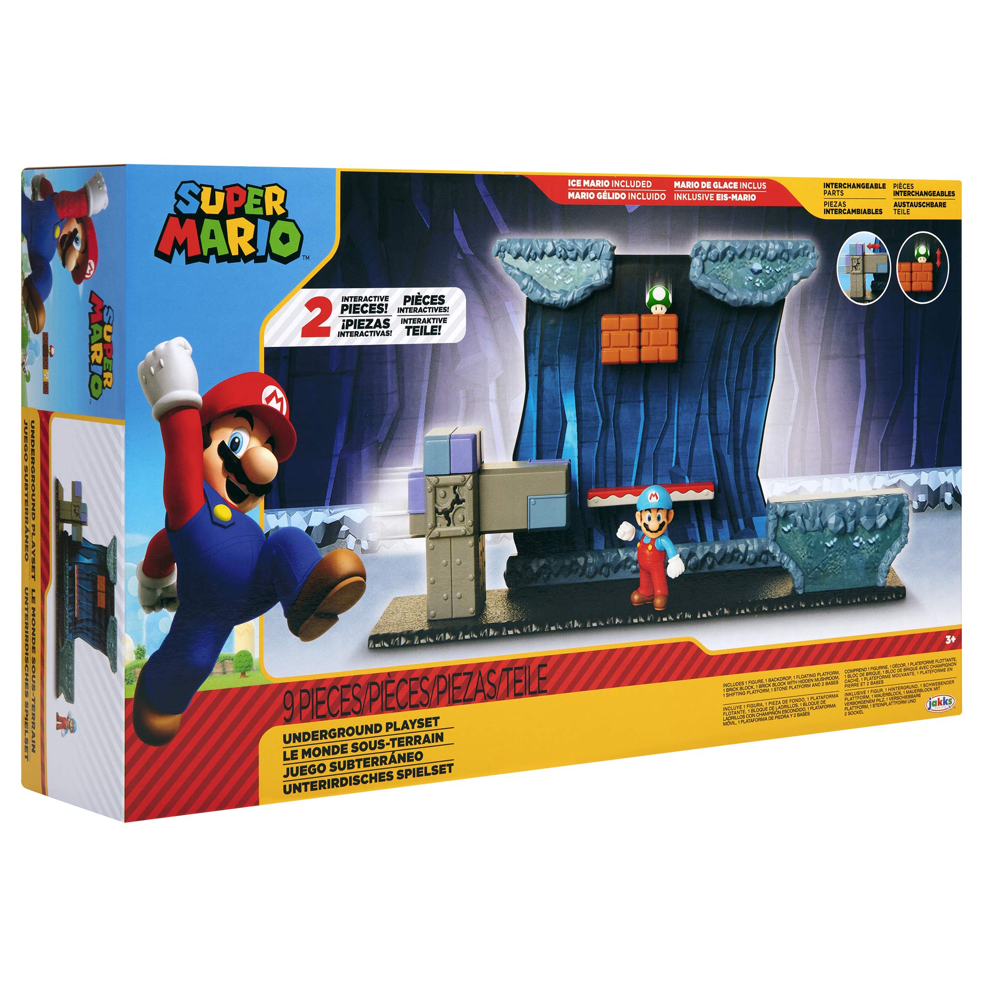 World of Nintendo Super Mario Playset Underground