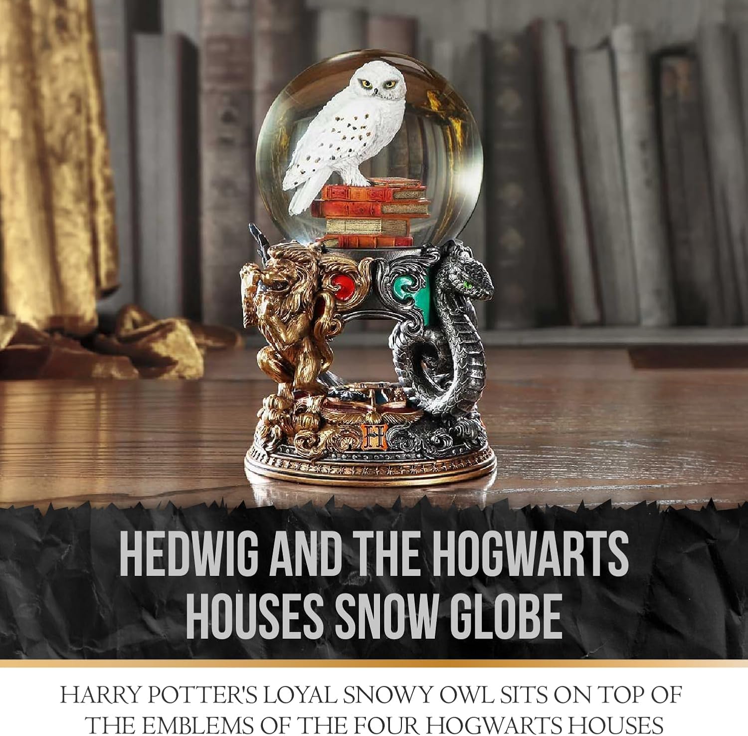 Harry Potter Snow Globe Hedwig 18 cm - Afbeelding 2