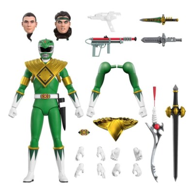 Mighty Morphin Power Rangers Ultimates Action Figure Green Ranger 18 cm - Afbeelding 2