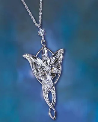 Lord of the Rings Pendant & Necklace Evenstar
