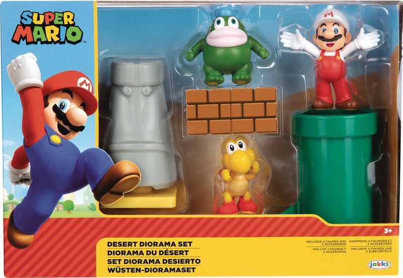 World of Nintendo Super Mario Diorama Set Desert